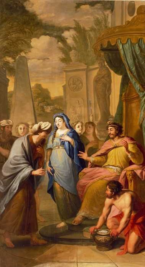 Abimelech, King of Gerar, returns Sarah to Abraham.jpg